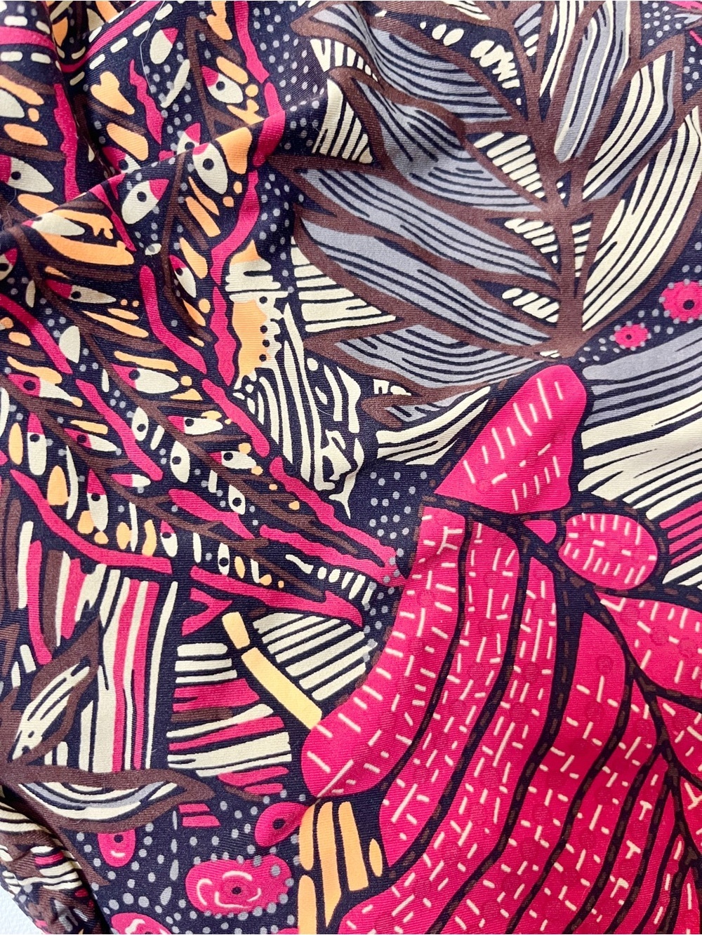 NWT Simon Chang Batik Tropical Floral Bikini Soft‑Cup Top Full‑Coverage 16 - Picture 2 of 12